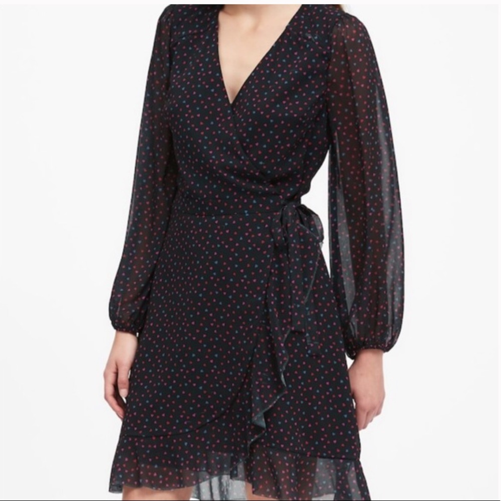 Banana Republic Heart Wrap Dress